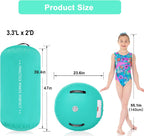 VOFiTNY Premium Gymnastics Air Mat & Roller Set(with Pump) - Mint Glow