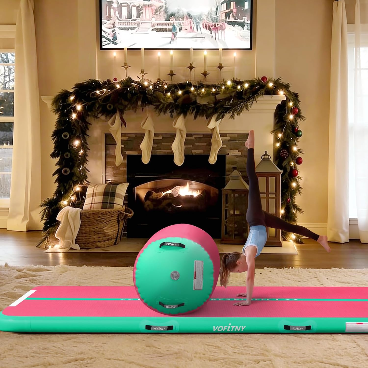VOFiTNY Premium Gymnastics Air Roller - Tropic Watermelon
