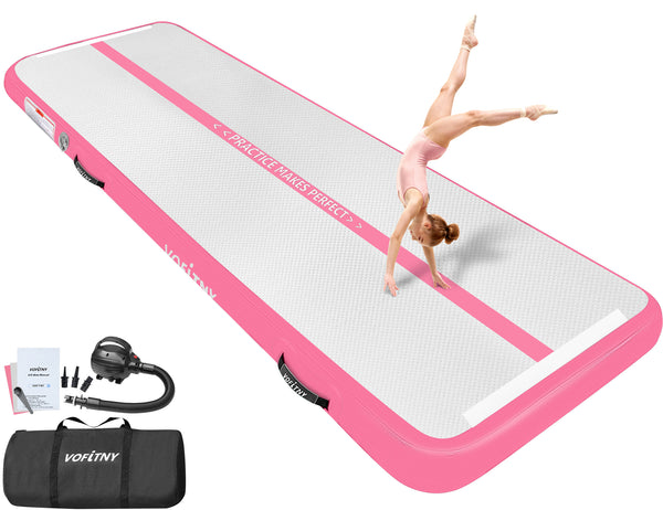 VOFiTNY Premium Gymnastics Air Track -Flamingo Pink