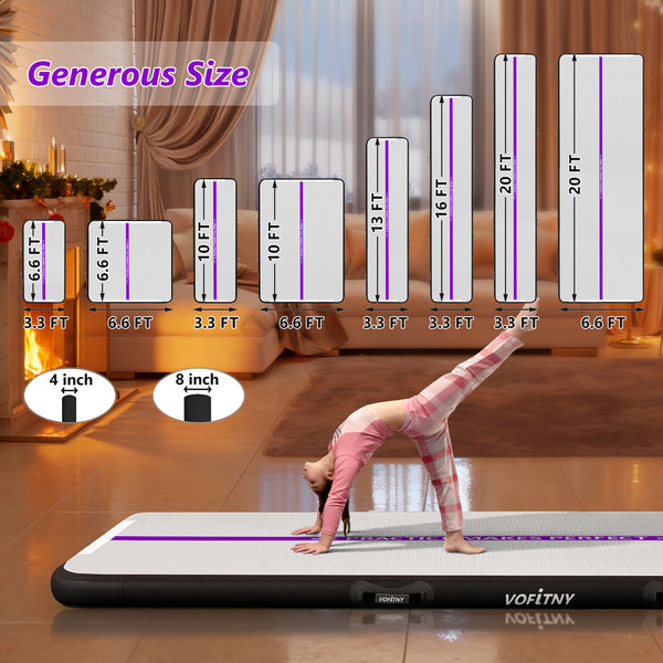 VOFiTNY Premium Gymnastics Air Track -Royal Violet